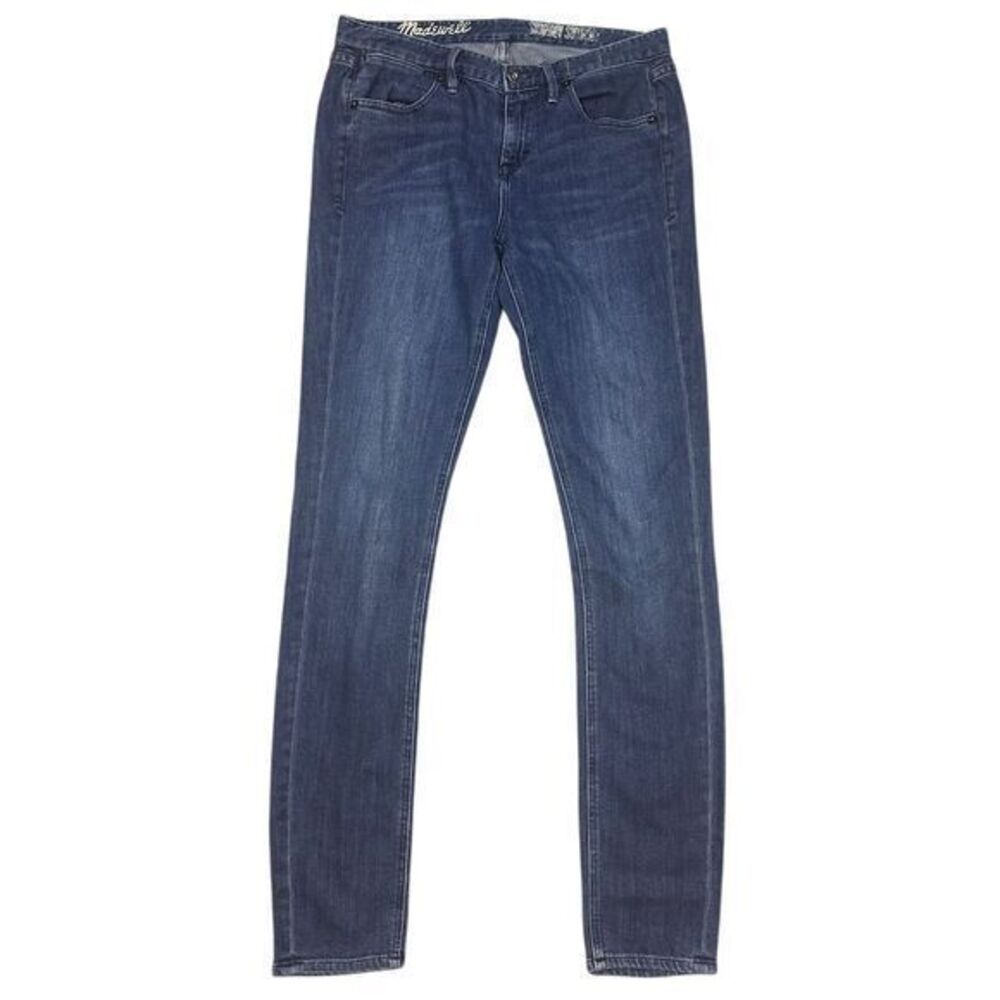 Madewell Women's Skinny Skinny Jeans Size 28 x 32 Blue Dark‎ Wash Low Rise